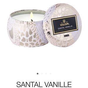 NWT. Voluspa Santal Vanille  pretty organic candle.